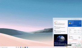 Cách bật tắt News và Interests trên thanh Taskbar
