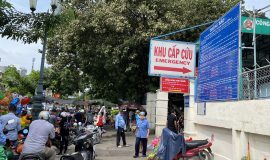 TP.HCM: Bà bán hàng rong trước cổng Bệnh viện Nhi đồng 1 nhiễm Covid-19