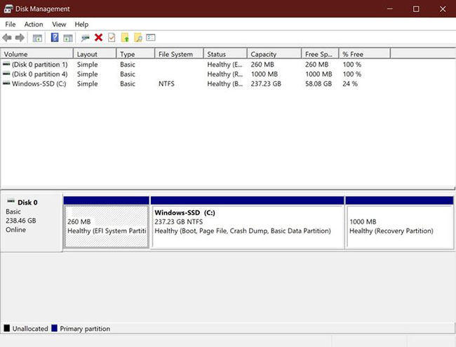 khong-nhan-o-ssd-trong-windows-10-1