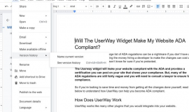 Cách sử dụng tính năng Version History của Google Docs