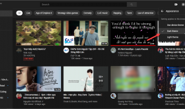 Cách kích hoạt giao diện Dark Mode cho YouTube web