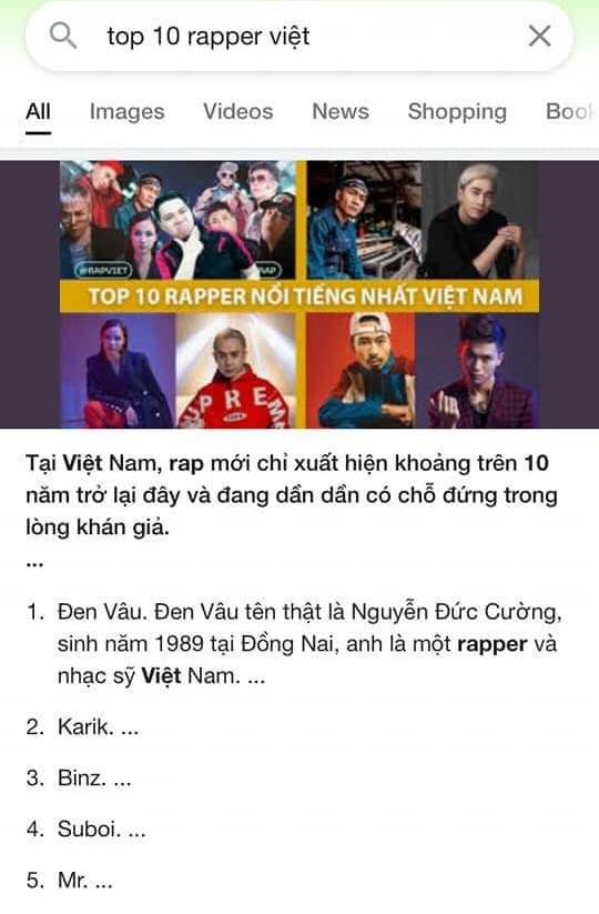 rapper số 1 việt nam