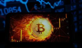 Bitcoin đang cố gắng để trụ vững mốc 45.000 USD