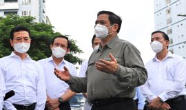 Thủ tướng Phạm Minh Chính kiểm tra công tác phòng chống dịch Covid-19 tại TP.HCM