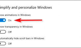 Cách tắt hiệu ứng chuyển động mờ để tăng tốc Windows 10