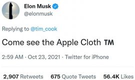 Tỉ phú Elon Musk chế giễu miếng vải lau 19 USD của Apple